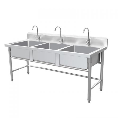 睿厨 SC-307 304不锈钢三星水池